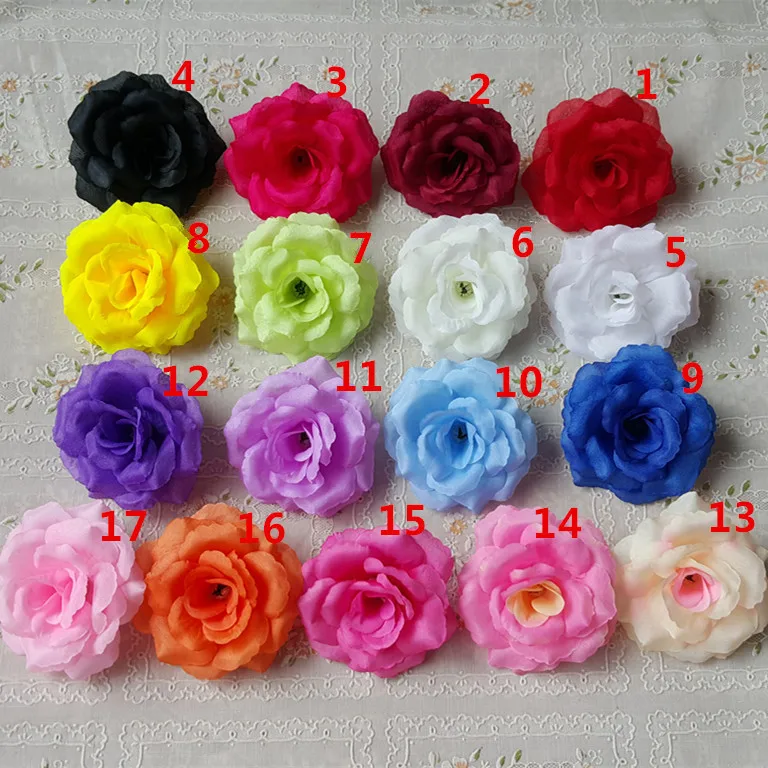 17colors 100pcs/lot High Quality 8CM Artificial Silk Rose Head Flower for Wedding Christmas Party DIY Decoration Free Shipping
17colors 100pcs/lot High Quality 8CM Artificial Silk Rose Head Flower for Wedding Christmas Party DIY Decoration Free Shipping