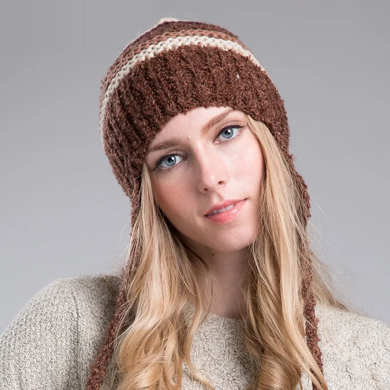 Lady Fashionable Knitted Warm Hat Ladies Autumn and Winter Knit Hat Female Warm Bag Head Wool Cap New Year Gift B-8642
Lady Fashionable Knitted Warm Hat Ladies Autumn and Winter Knit Hat Female Warm Bag Head Wool Cap New Year Gift B-8642