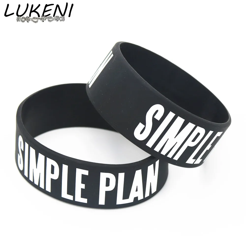 LUKENI Hot Sale 1PC 1" Wide Simple Plan Silicone Wristband Printed Bracelets&Bangles for Punk Band Music Love Cencert Gift SH156
LUKENI Hot Sale 1PC 1" Wide Simple Plan Silicone Wristband Printed Bracelets&Bangles for Punk Band Music Love Cencert Gift SH156