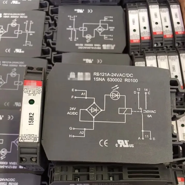 Relay terminal module RB121A-24VAC/DC 1SNA 630002 R0100 1SNA630002R0100 RB121A-24VAC RB121A-24VDC 24VAC AC24V 24VDC DC24V 24V
Relay terminal module RB121A-24VAC/DC 1SNA 630002 R0100 1SNA630002R0100 RB121A-24VAC RB121A-24VDC 24VAC AC24V 24VDC DC24V 24V