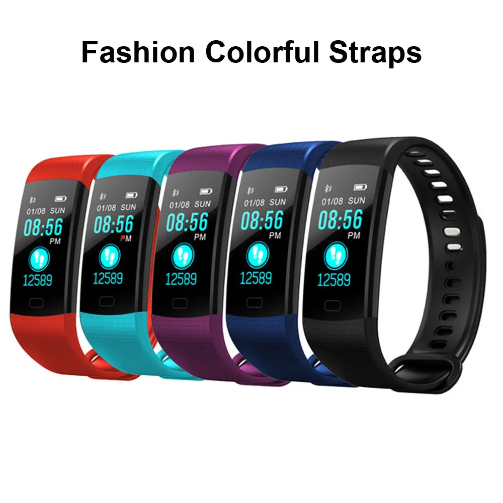 Недорогие цветные Смарт часы для мужчин/женщин/детей подходящие Apple/Xiaomi/Samsung PK Mi