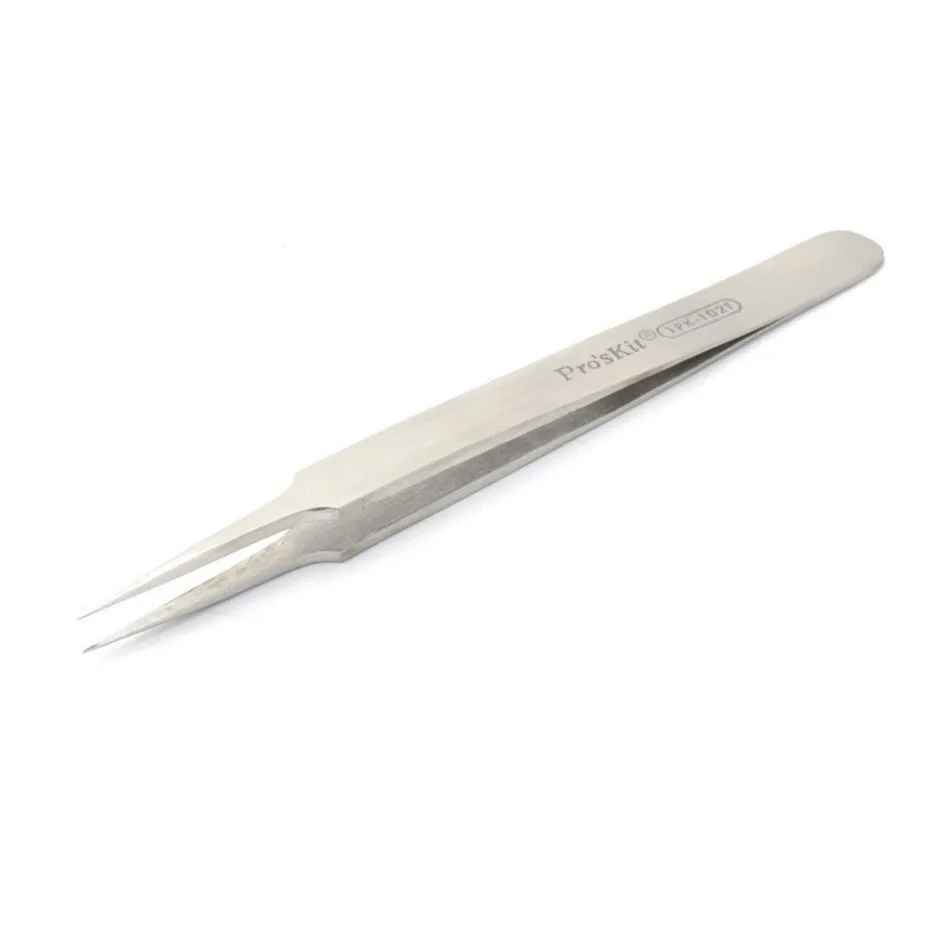 Pro'sKit 1PK-102T Super Fine Tip Straight Non-magnetic Medical Tweezers(120MM)
Pro'sKit 1PK-102T Super Fine Tip Straight Non-magnetic Medical Tweezers(120MM)