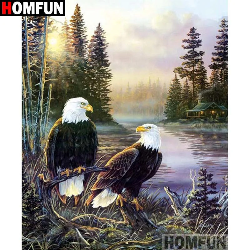 HOMFUN Full Square/Round Drill 5D DIY Diamond Painting "Eagle scenery" Embroidery Cross Stitch 5D Home Decor A18055
HOMFUN Full Square/Round Drill 5D DIY Diamond Painting "Eagle scenery" Embroidery Cross Stitch 5D Home Decor A18055