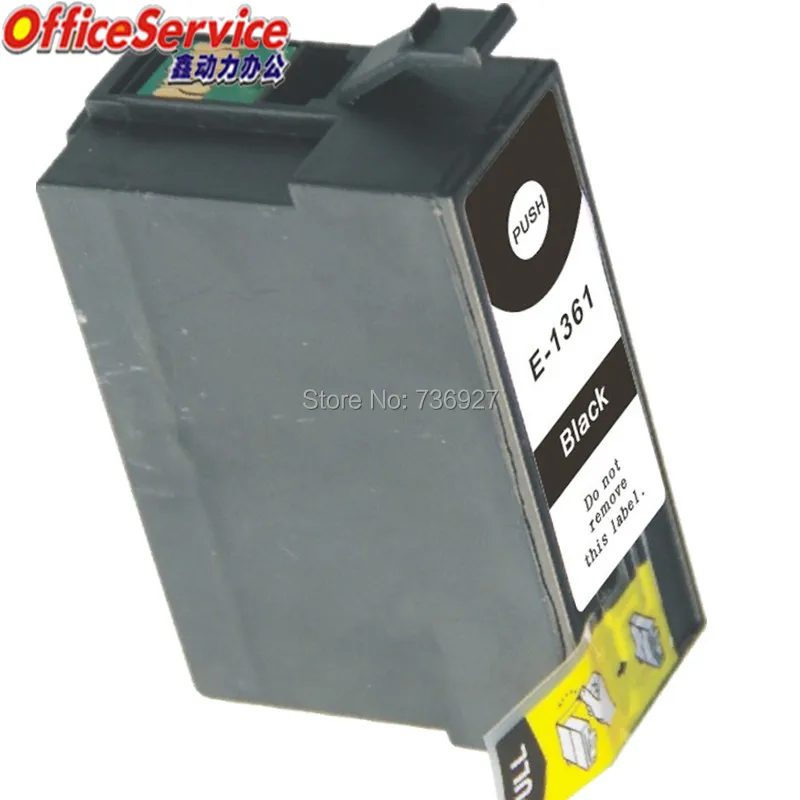 

8 Black T1361 Compatible Ink Cartridge For Epson Workforce K101 K201 K301 inkjet printer