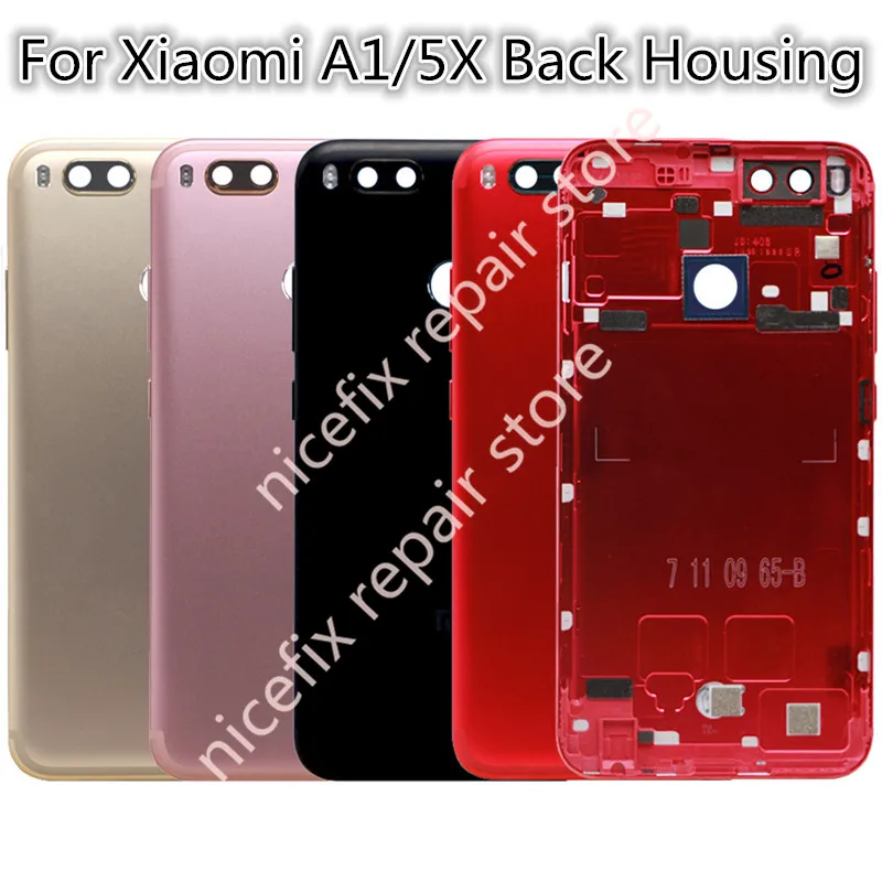 Для Xiaomi Mi A1 Задняя крышка батареи для MiA1 задняя дверь корпус ЗАМЕНА Запасные