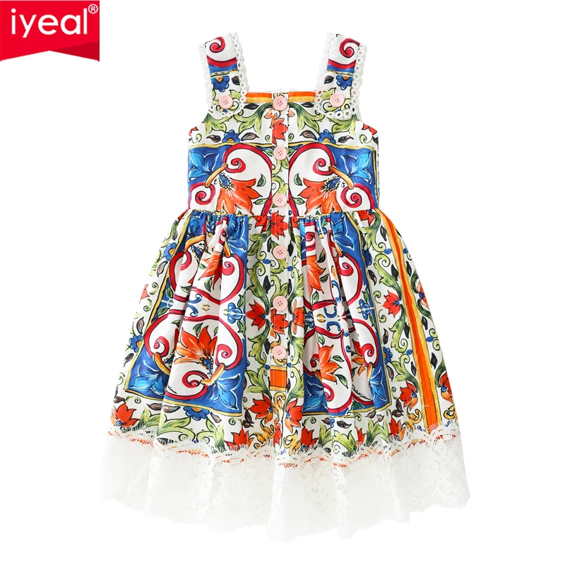 IYEAL Floral Children Baby Dresses Girl Wedding Party Princess Birthday Girls Dress Cotton Summer 2019 Vestidos Robe Fille
IYEAL Floral Children Baby Dresses Girl Wedding Party Princess Birthday Girls Dress Cotton Summer 2019 Vestidos Robe Fille