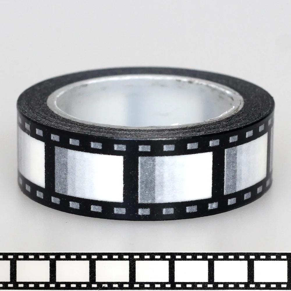 1X 15mm Tape Black White Negative camera film Print Scrapbooking DIY Sticker Decorative Masking Japanese Washi Tape Paper 10m
1X 15mm Tape Black White Negative camera film Print Scrapbooking DIY Sticker Decorative Masking Japanese Washi Tape Paper 10m