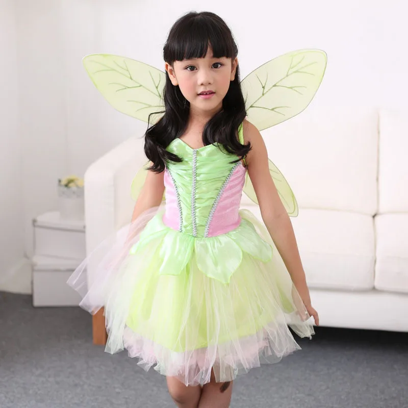 Girl's Fairy Tale Green Tinkerbell Costume Kids Halloween Tinker Bell Cosplay Fancy Dress S-L
Girl's Fairy Tale Green Tinkerbell Costume Kids Halloween Tinker Bell Cosplay Fancy Dress S-L