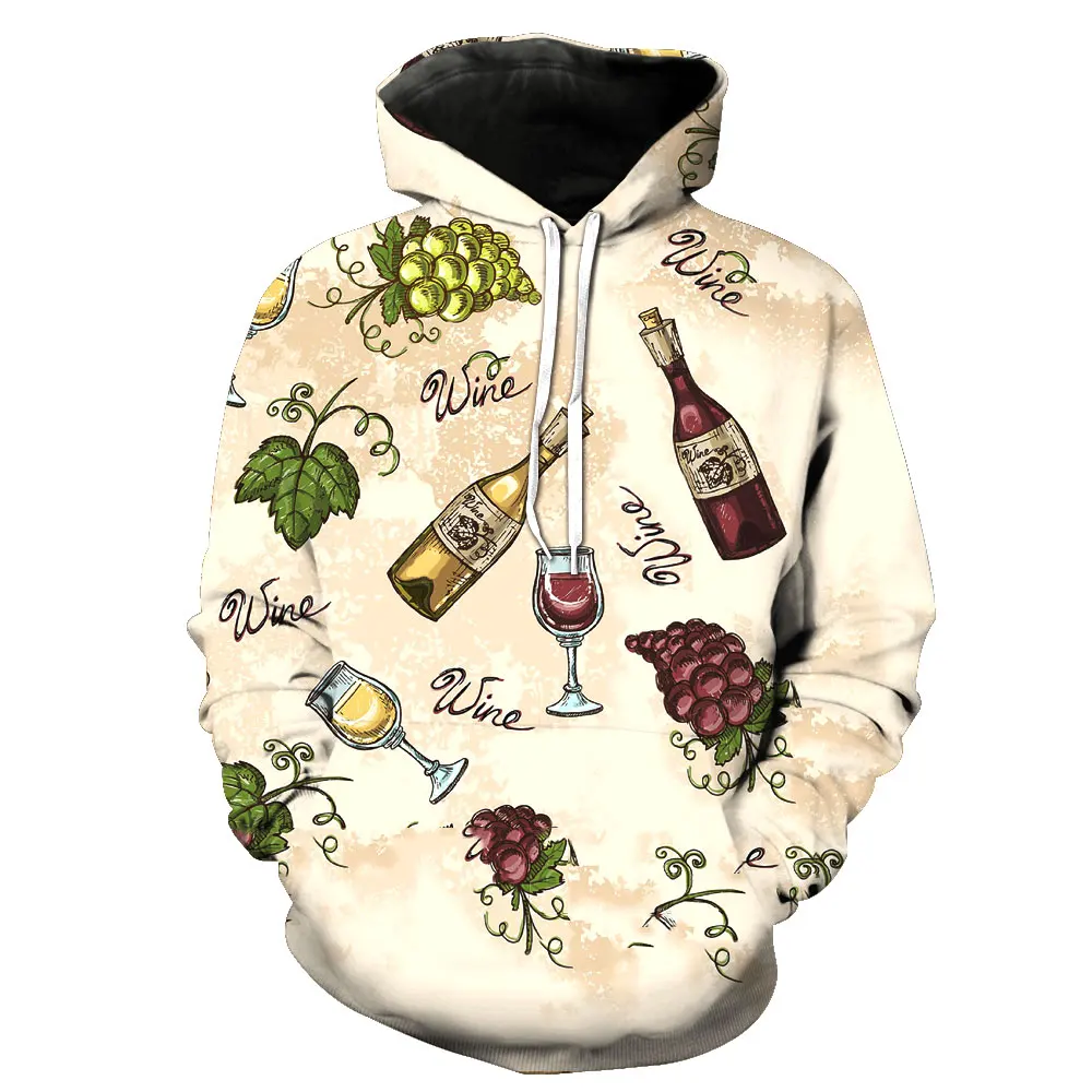 2019 New Fashion Sweatshirt Men / Women 3d Hoodies Print Fine wine food pattern Slim Unisex Slim Stylish Hooded Hoodies
2019 New Fashion Sweatshirt Men / Women 3d Hoodies Print Fine wine food pattern Slim Unisex Slim Stylish Hooded Hoodies