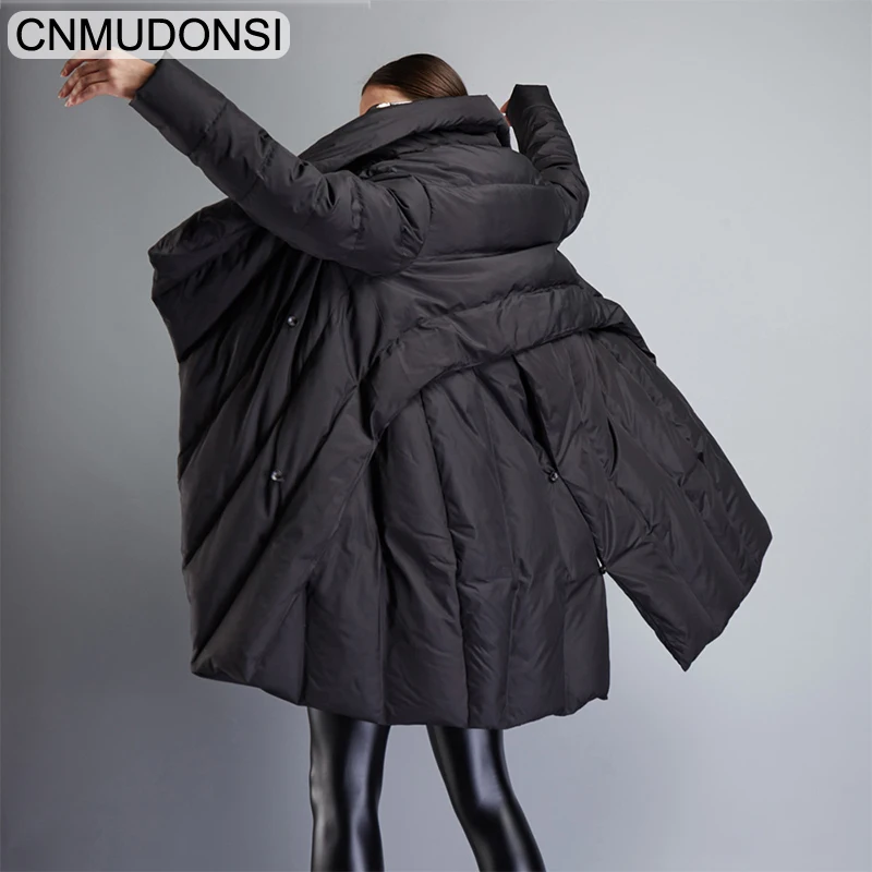 Fashion Women Jacket Winter Coat Down Cloak Designers Big Ladies Puffer Cape Ladies Long White Duck Woman Black Oversized Luxury
Fashion Women Jacket Winter Coat Down Cloak Designers Big Ladies Puffer Cape Ladies Long White Duck Woman Black Oversized Luxury