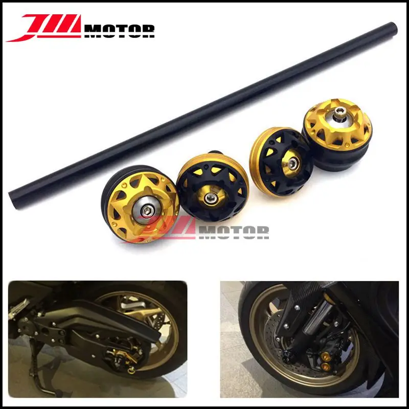 Motorcycle CNC Aluminum Front And Rear Axle Slider Frame Sliders Protector For Yamaha TMAX530 Tmax 530 2016-2017
Motorcycle CNC Aluminum Front And Rear Axle Slider Frame Sliders Protector For Yamaha TMAX530 Tmax 530 2016-2017