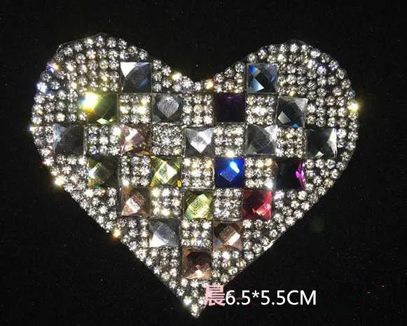 Multicolor heart pattern designs iron on transfer hot fix motif iron on crystal transfers design
Multicolor heart pattern designs iron on transfer hot fix motif iron on crystal transfers design