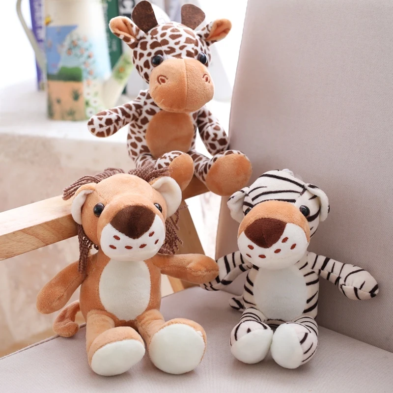 Soft Lion Tiger Plush Toy Stuffed Giraffe Plush Soft Toys For Children's Bed Toy
Soft Lion Tiger Plush Toy Stuffed Giraffe Plush Soft Toys For Children's Bed Toy