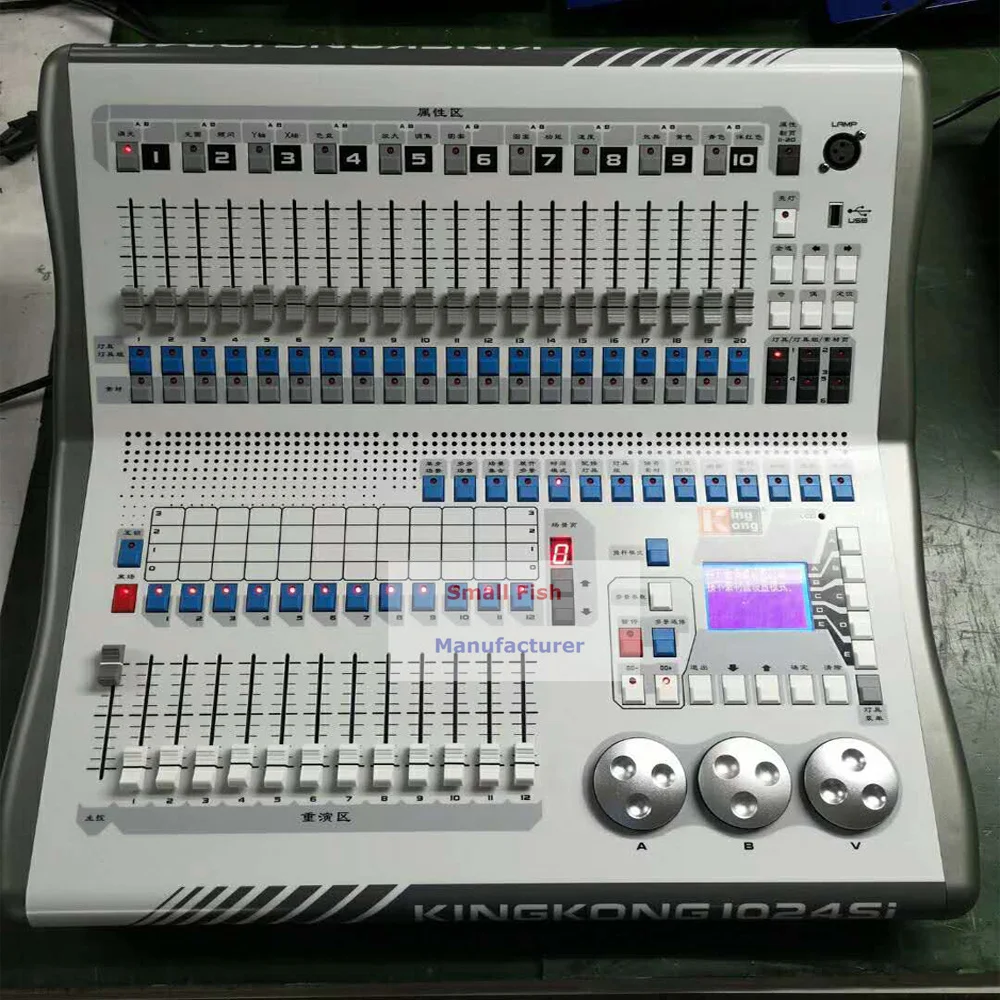 Dj Equipments Kingkong 1024SI DMX Controller Moving Head Lighting Console DMX Computer Stage Lights Controller With RDM Function
Dj Equipments Kingkong 1024SI DMX Controller Moving Head Lighting Console DMX Computer Stage Lights Controller With RDM Function