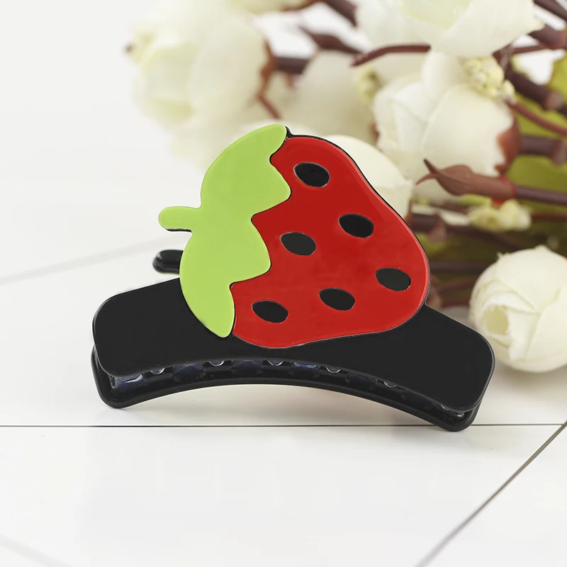 2020 New Design Acrylic Strawberry Hair Claws Fashion Fruit Hair Crab Clamp Hair Jewelry Accessories For Girls Hairwear Tiara
2020 New Design Acrylic Strawberry Hair Claws Fashion Fruit Hair Crab Clamp Hair Jewelry Accessories For Girls Hairwear Tiara