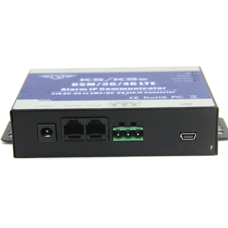 GSM SMS/GPRS/Ethernet converter for alarm system converter the PSTN Ademco Contact ID Control panel to SMS alert and SIA K5S
GSM SMS/GPRS/Ethernet converter for alarm system converter the PSTN Ademco Contact ID Control panel to SMS alert and SIA K5S