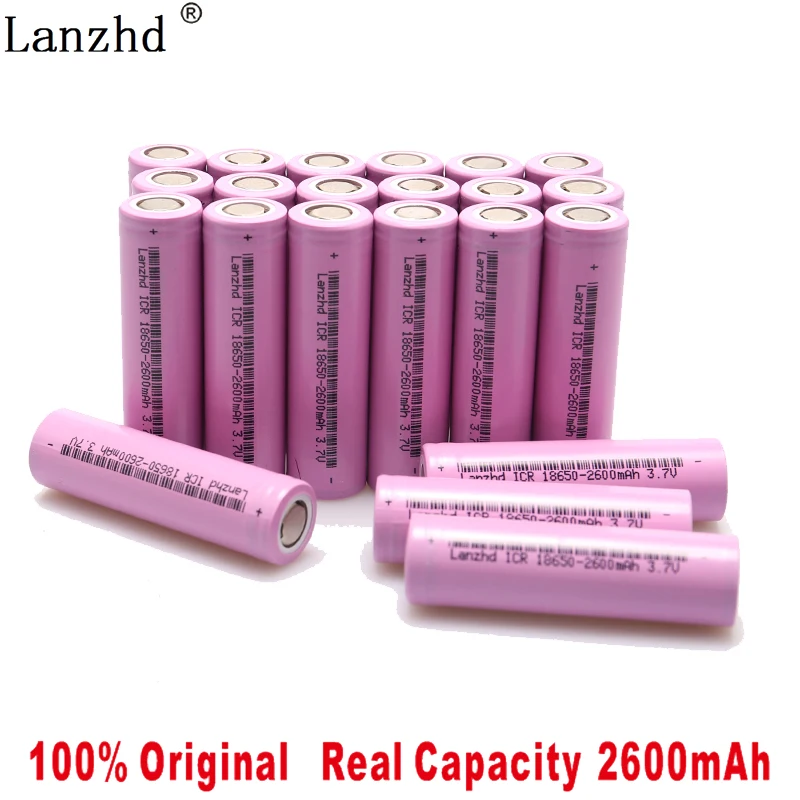 8-40Pcs 18650 Rechargeable Battery 2600mAh li ion Batteries 3.7V for samsung 18650 Lithium Battery for Flashlight notebook
8-40Pcs 18650 Rechargeable Battery 2600mAh li ion Batteries 3.7V for samsung 18650 Lithium Battery for Flashlight notebook