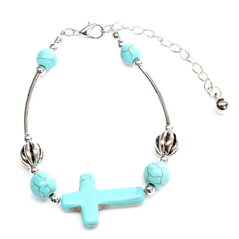 2pcs/lot Bohemian Style Blue Natural Handmade Bracelets For Women Silver Color Heart Charm Bracelet Vintage Jewelry femme
2pcs/lot Bohemian Style Blue Natural Handmade Bracelets For Women Silver Color Heart Charm Bracelet Vintage Jewelry femme