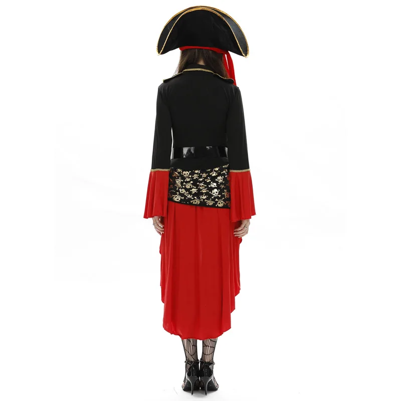 New Cruel Seas Captain Pirate Costume Adult Halloween Fantasia Fancy dress female cosplay outfit
New Cruel Seas Captain Pirate Costume Adult Halloween Fantasia Fancy dress female cosplay outfit