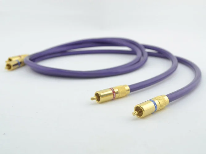 Пара Аудио MC SILVER IT 65 RCA аудио кабель 1 0 м со штыревыми соединителями на обоих