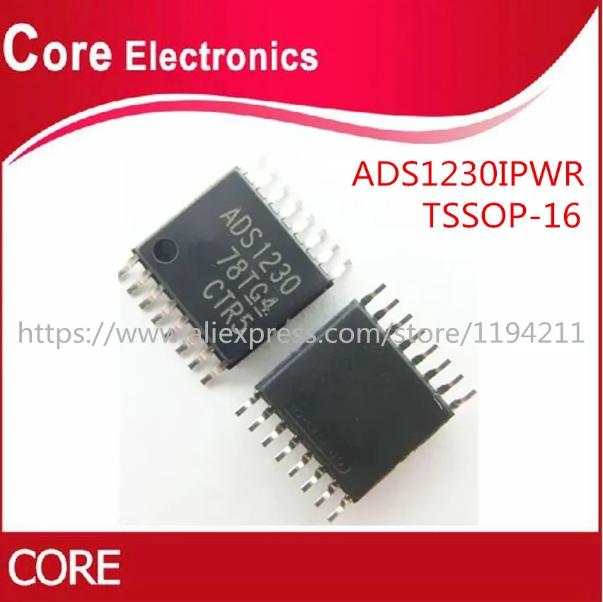 100 шт./лот ADS1230IPWR ADS1230IPW ADS1230 ADC 20 бит 10/80SPS 16 TSSOP|Интегральные схемы| |