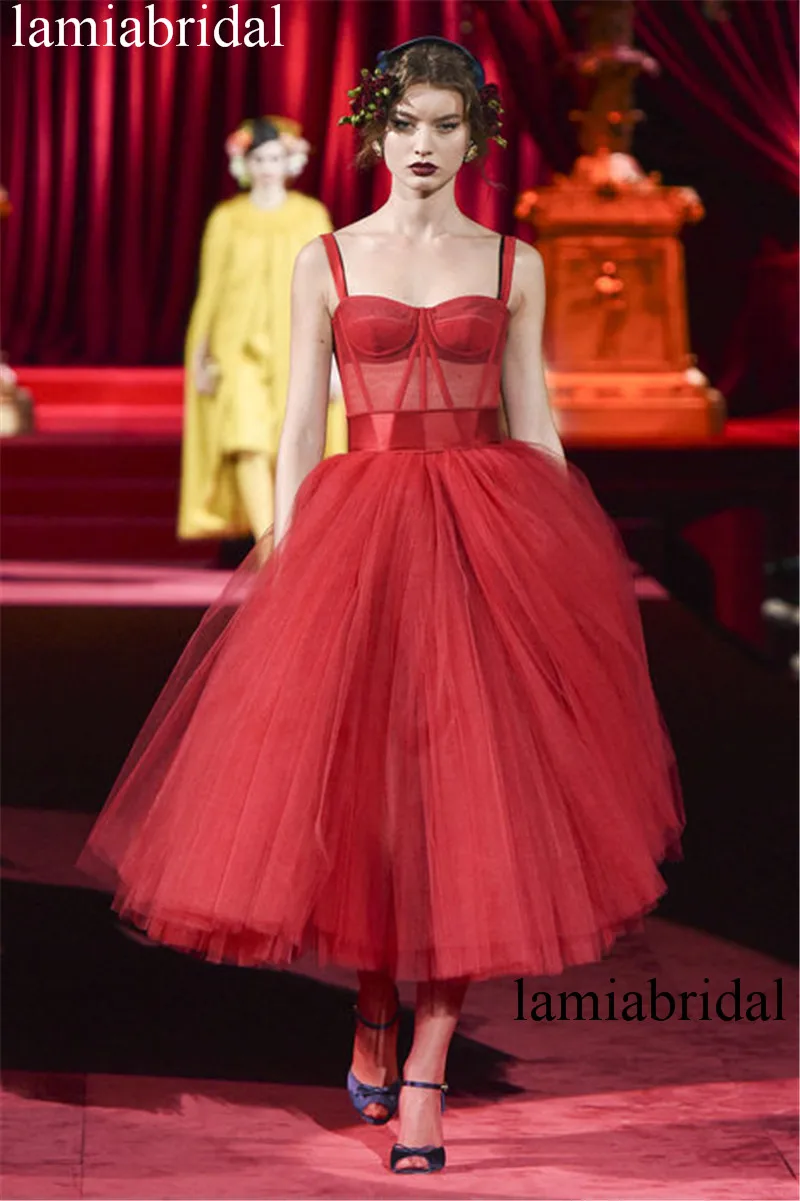 New Red Tea Length Cheap Prom Dresses 2019 A Line Plus Size Tulle Simple African Arabic Formal Evening Vestidos De Fiesta Largos
New Red Tea Length Cheap Prom Dresses 2019 A Line Plus Size Tulle Simple African Arabic Formal Evening Vestidos De Fiesta Largos