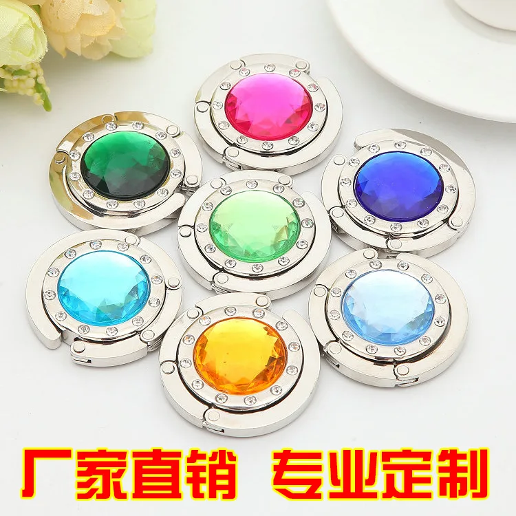 HOT Newest Portable Folding Rhinestone Crystal Alloy Purse Handbag Bag Hanger Hook Holder Color 100 pcs
HOT Newest Portable Folding Rhinestone Crystal Alloy Purse Handbag Bag Hanger Hook Holder Color 100 pcs