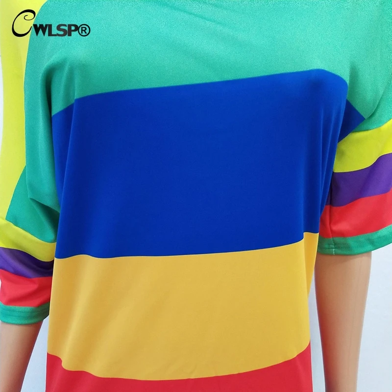 CWLSP 2018 New Summer Patchwork Dress For Women Sexy Sheath O-Neck Loose Dress Off Shoulder QZ2887
CWLSP 2018 New Summer Patchwork Dress For Women Sexy Sheath O-Neck Loose Dress Off Shoulder QZ2887