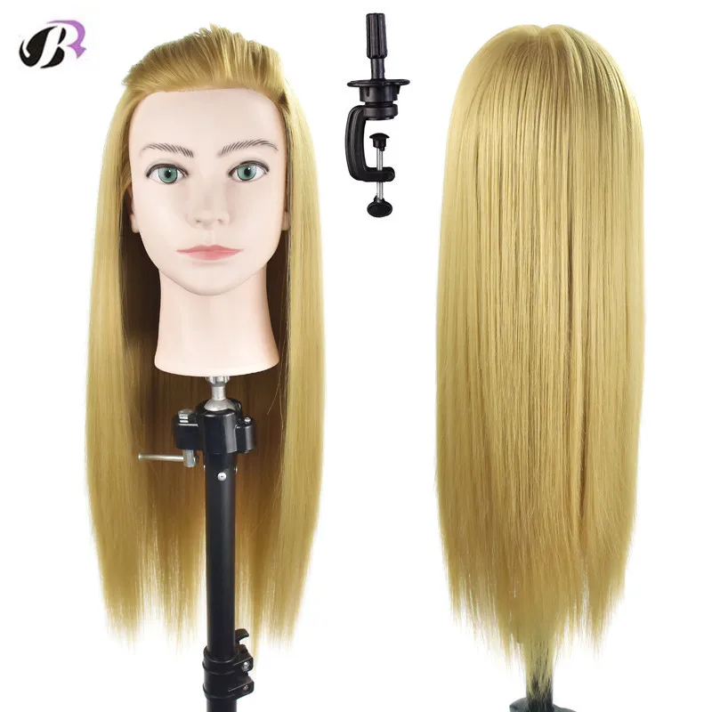 65cm Blonde Long Hair Training Head Professional Bride Hairdressing Mannequin Dolls Good Synthetic Thick Hair Mannequin Head
65cm Blonde Long Hair Training Head Professional Bride Hairdressing Mannequin Dolls Good Synthetic Thick Hair Mannequin Head