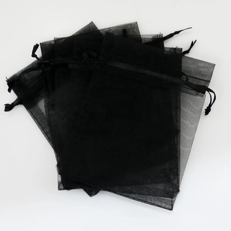 Wholesale 200pcs/lot Black Organza Bag 7x9cm Small Charms Gift Jewelry Packaging Bags Cute Drawstring Gift Bag Organza Pouches
Wholesale 200pcs/lot Black Organza Bag 7x9cm Small Charms Gift Jewelry Packaging Bags Cute Drawstring Gift Bag Organza Pouches