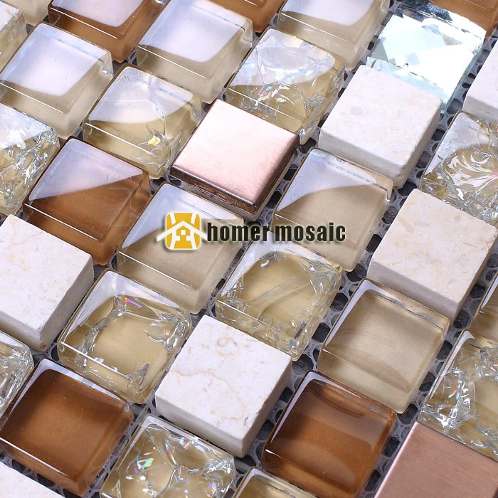 light brown glass mixed stone mosaic tiles for bathroom shower tiles kitchen backsplash tiles HMEE002
light brown glass mixed stone mosaic tiles for bathroom shower tiles kitchen backsplash tiles HMEE002