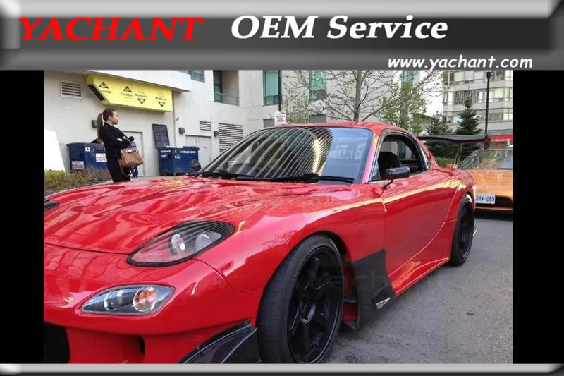FRP Fiber Glass Front Fender Flare Body Kit 2 Pcs Fit For 1992-1997 RX7 FD3S RE-GT Style Front Fender
FRP Fiber Glass Front Fender Flare Body Kit 2 Pcs Fit For 1992-1997 RX7 FD3S RE-GT Style Front Fender