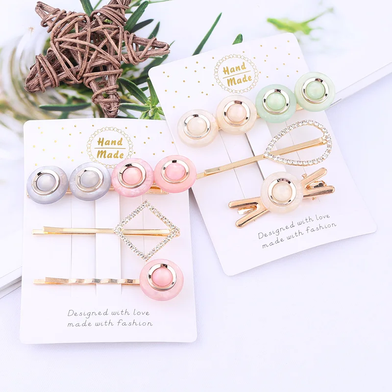 3pc/set Creative Candy color Hat hairpin Korean Version of the Girl Pearl Hair Accessories Shiny Rhinestone Heart-shaped Hairpin
3pc/set Creative Candy color Hat hairpin Korean Version of the Girl Pearl Hair Accessories Shiny Rhinestone Heart-shaped Hairpin