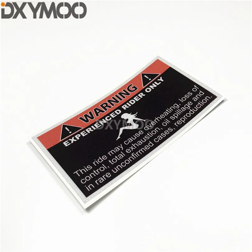 1PCS Car Styling Vinyl Decal Warning Funny Experiened Rider Only Overheating Sexy Lady Hot Motorcycle Bike Sticker 12x6.5cm
1PCS Car Styling Vinyl Decal Warning Funny Experiened Rider Only Overheating Sexy Lady Hot Motorcycle Bike Sticker 12x6.5cm
