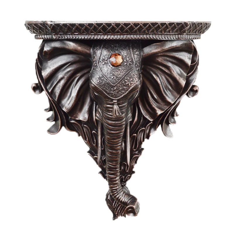Europe Creative Resin Elephant Figurines Wall Shelf Decorative Storage Rack Home Wall Hanging Background Decoration Crafts Gifts
Europe Creative Resin Elephant Figurines Wall Shelf Decorative Storage Rack Home Wall Hanging Background Decoration Crafts Gifts
