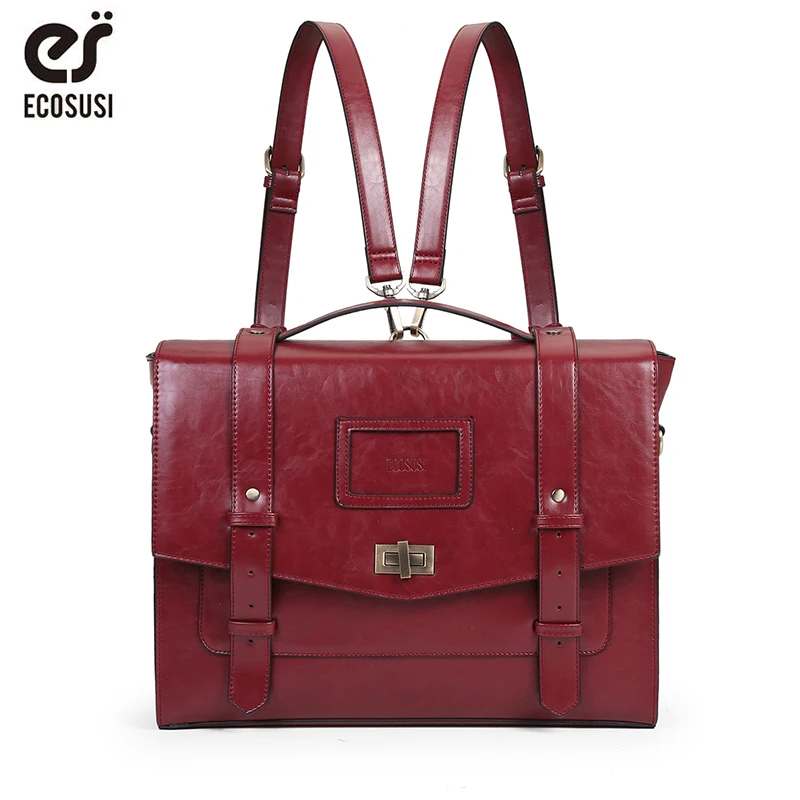 ECOSUSI Women Messenger Bags Vintage Bags for 14.7" Laptop PU Leather Handbag Crossbody Satchel Bolsas Femininas
ECOSUSI Women Messenger Bags Vintage Bags for 14.7" Laptop PU Leather Handbag Crossbody Satchel Bolsas Femininas