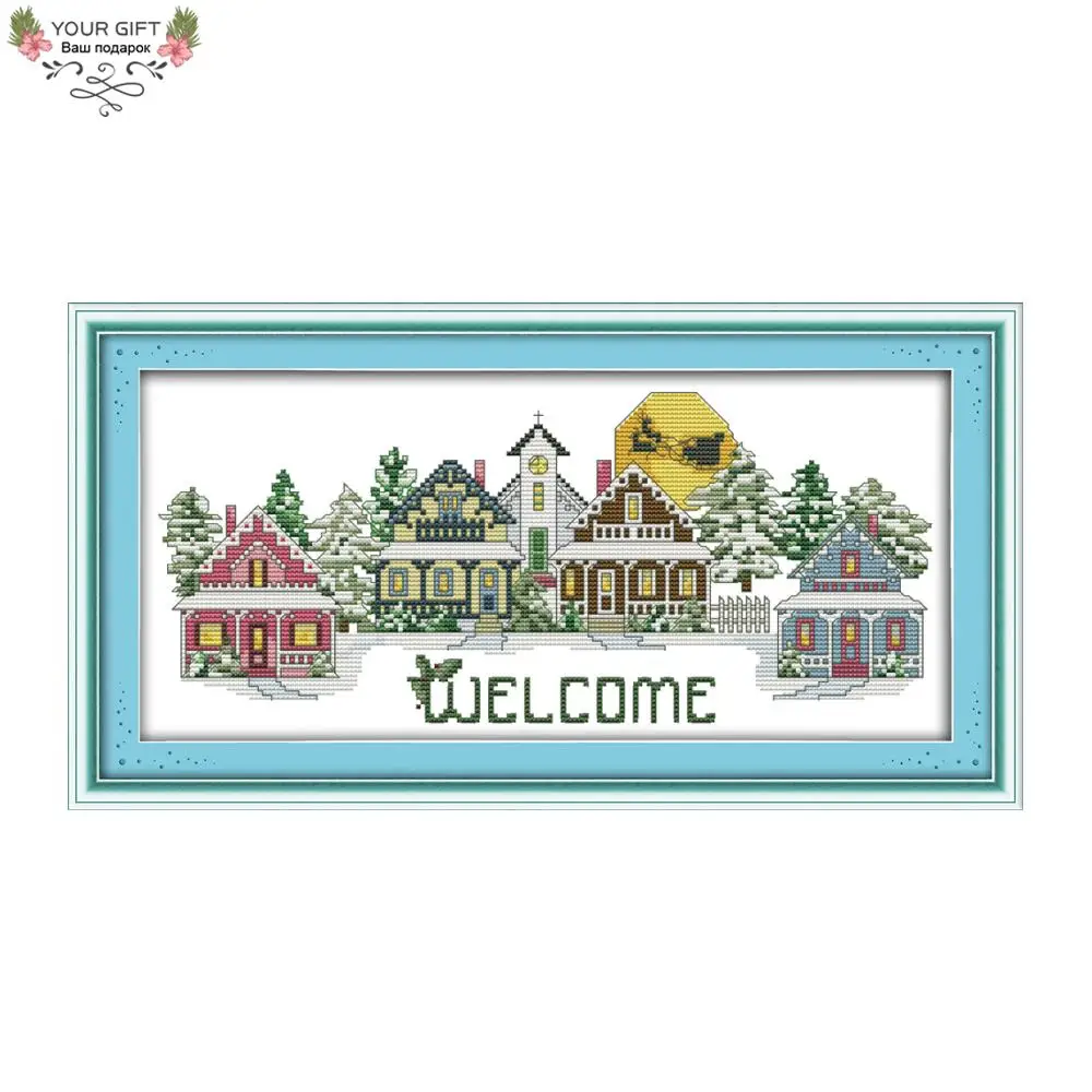 Домашний декор Joy Sunday Sweet House F810 14CT 11CT, Набор для вышивки крестиком «сделай сам»
Домашний декор Joy Sunday Sweet House F810 14CT 11CT, Набор для вышивки крестиком «сделай сам»