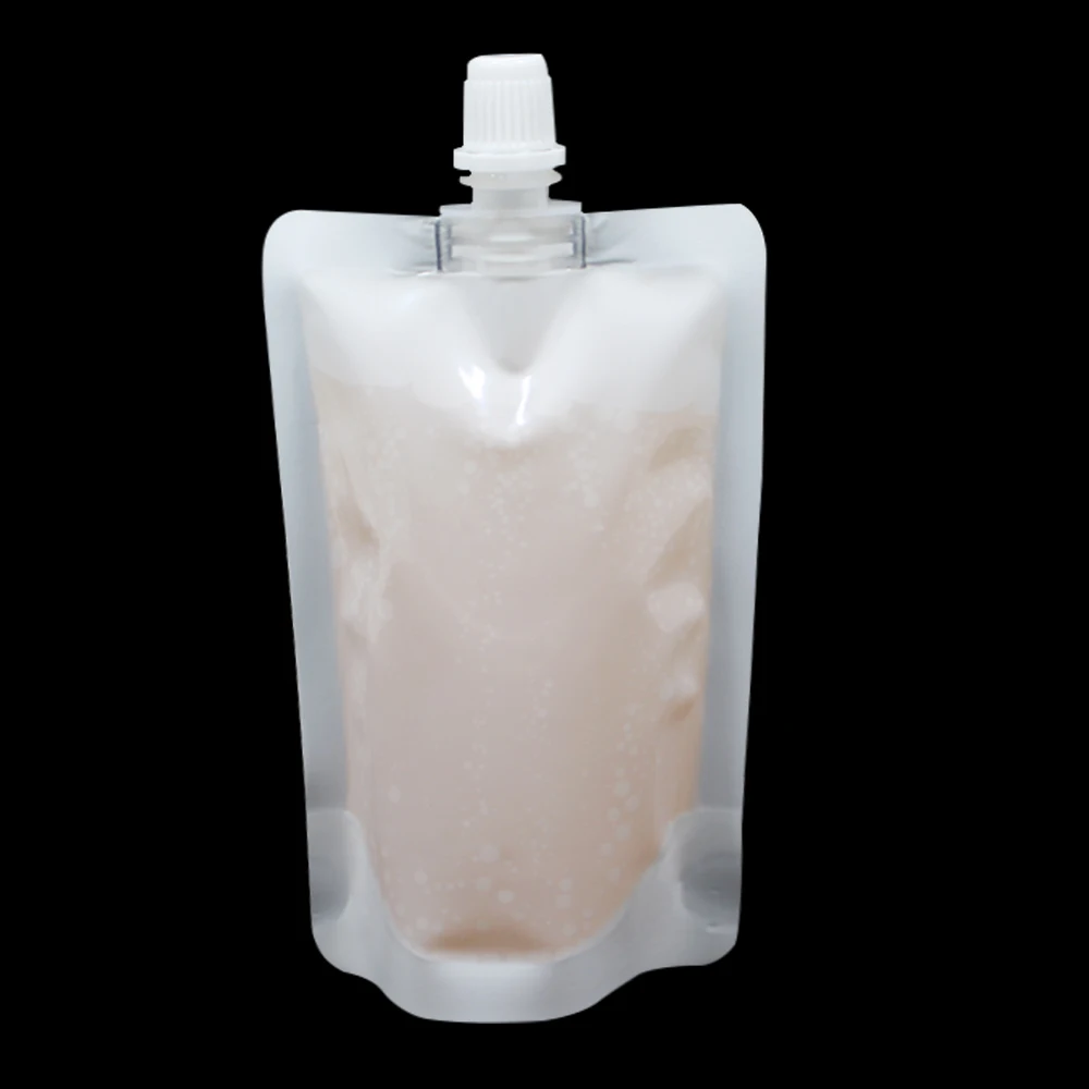50Pcs White Stand Up Spout Packaging Bag Plastic Liquid Beverage Drinking Packing Pouch Fruit Juice Milk Package Spout Pouch
50Pcs White Stand Up Spout Packaging Bag Plastic Liquid Beverage Drinking Packing Pouch Fruit Juice Milk Package Spout Pouch