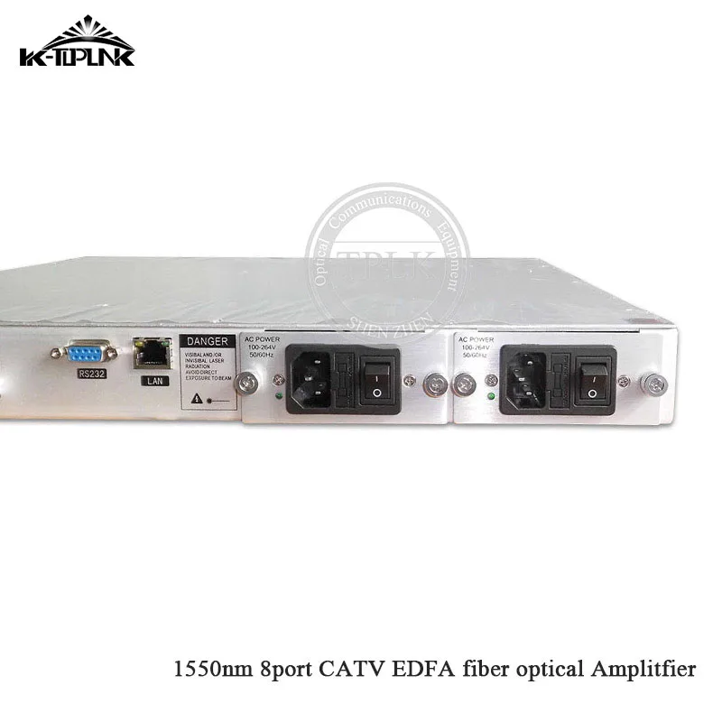 CATV EDFA Волоконно-оптический усилитель 1310/1490/1550 WDM 1550nm 1U/ 80W 8 портов * 20dbm sc/apc sc/upc