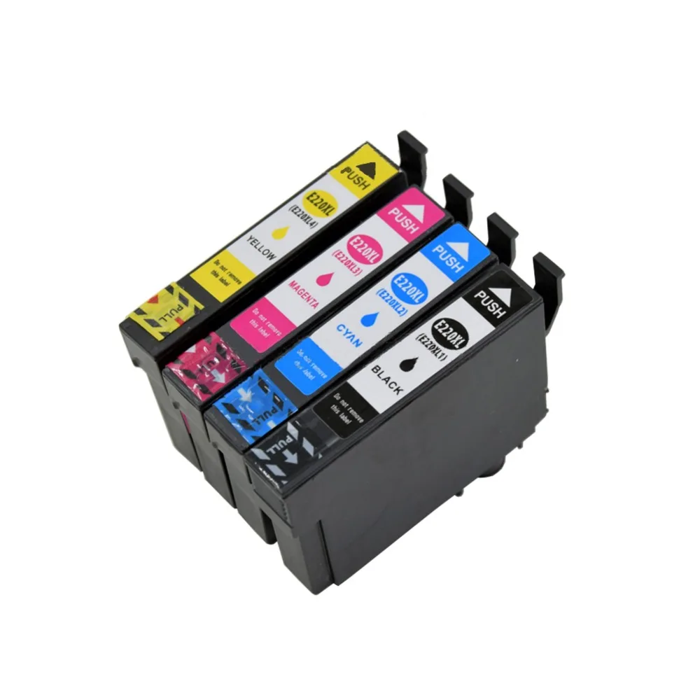 4Pcs compatible ink cartridges for EPSON 220XL T220 XL T2201 T2201XL For XP-320 XP-420 XP-424 WF-2630 WF-2650 WF-2660 Printer
4Pcs compatible ink cartridges for EPSON 220XL T220 XL T2201 T2201XL For XP-320 XP-420 XP-424 WF-2630 WF-2650 WF-2660 Printer