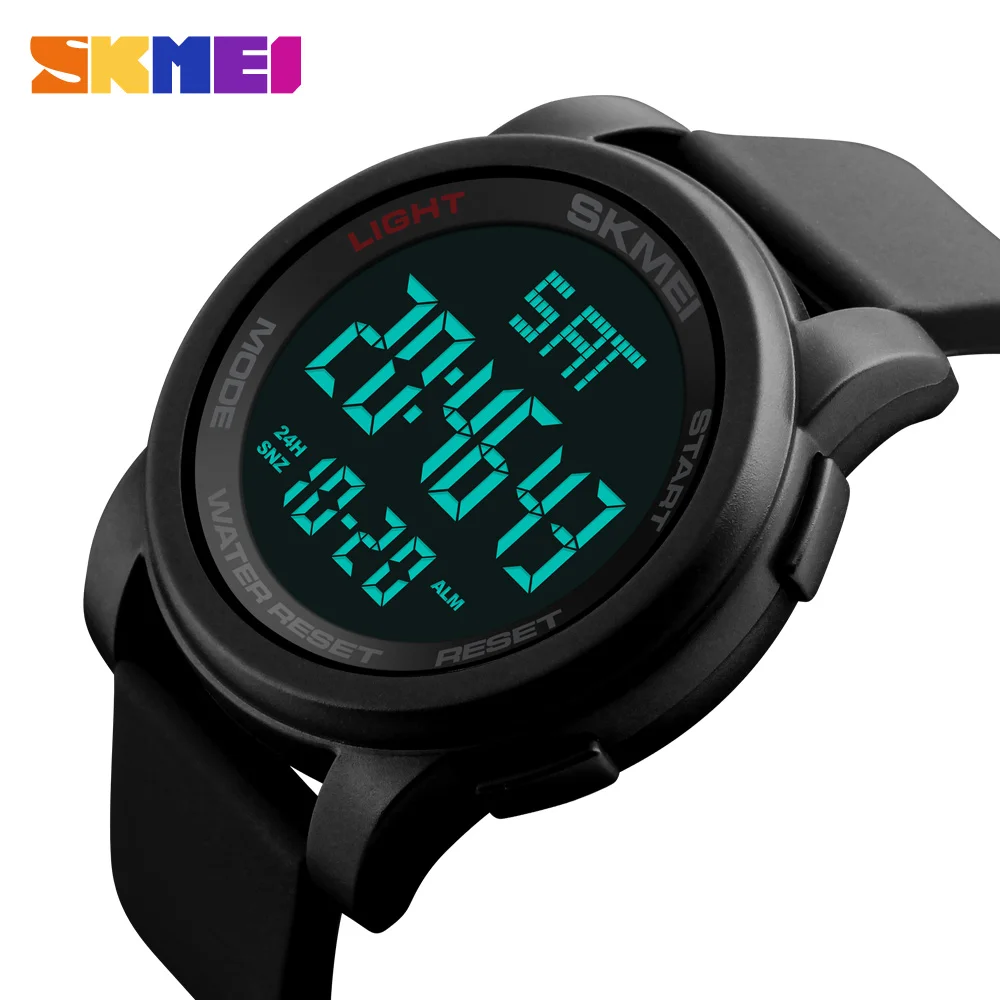 Люксовый бренд SKMEI мужские светодиодные цифровые часы женские спортивные