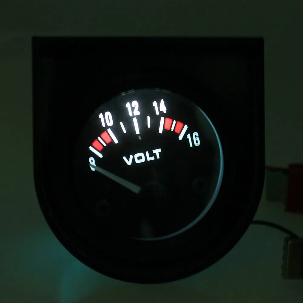 B745 Digital Mechanical Voltage Gauge with Sensor for Car High Sensitivity Easy Operation Numbers Pointer Cearly Show | Автомобили и