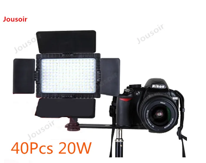 Falconeyes DV-405V-K3 20 Вт Светодиодная внешняя лампа для фотосъемки 40 шт. с затемнением