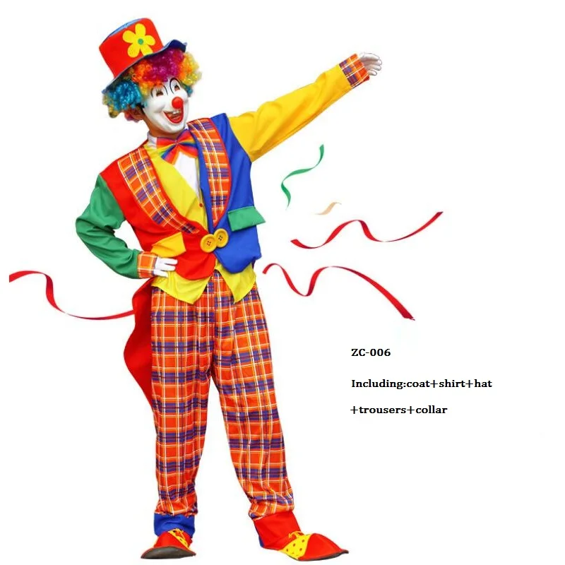 Holiday Variety Funny Clown Cospaly Costume Adult Man Clown Suit Blue Coat & Jumpsuit Halloween Masquerade Carnival Party Dress
Holiday Variety Funny Clown Cospaly Costume Adult Man Clown Suit Blue Coat & Jumpsuit Halloween Masquerade Carnival Party Dress