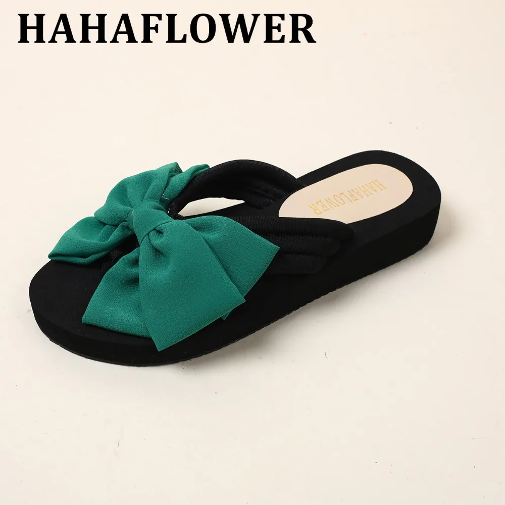 HAHAFLOWER New Summer Slippers Women Fashion Flip Flops Beach Platform Sandals Ladies Handmade Flowers Wedge Shoes
HAHAFLOWER New Summer Slippers Women Fashion Flip Flops Beach Platform Sandals Ladies Handmade Flowers Wedge Shoes