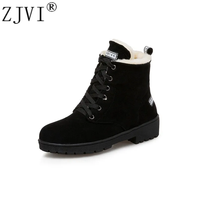 ZJVI Women Nubuck Ankle Snow Boots Womens Winter Warm Fur Boots 2021 Fashion Woman Autumn Square Heels Ladies Black Suede Shoes
ZJVI Women Nubuck Ankle Snow Boots Womens Winter Warm Fur Boots 2021 Fashion Woman Autumn Square Heels Ladies Black Suede Shoes
