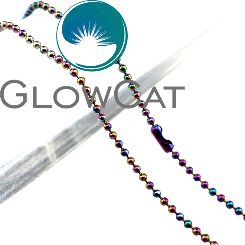 1.5mm 22176 Colorful Stainless Steel Chains Necklace Rainbow Color 18''/22'' Beads Chain Jewelry Making
1.5mm 22176 Colorful Stainless Steel Chains Necklace Rainbow Color 18''/22'' Beads Chain Jewelry Making