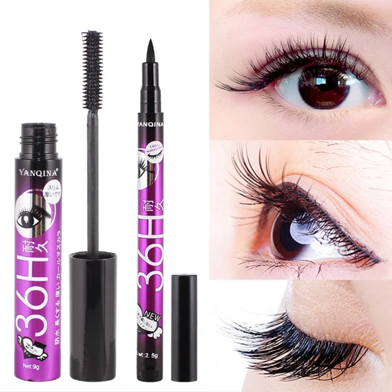 Liquid Pen+Mascara 1 Liner 2 Pencil Eyes Set Curling Makeup Tools Eyelash Extension Eye Thick Black In Maquiagem New
Liquid Pen+Mascara 1 Liner 2 Pencil Eyes Set Curling Makeup Tools Eyelash Extension Eye Thick Black In Maquiagem New