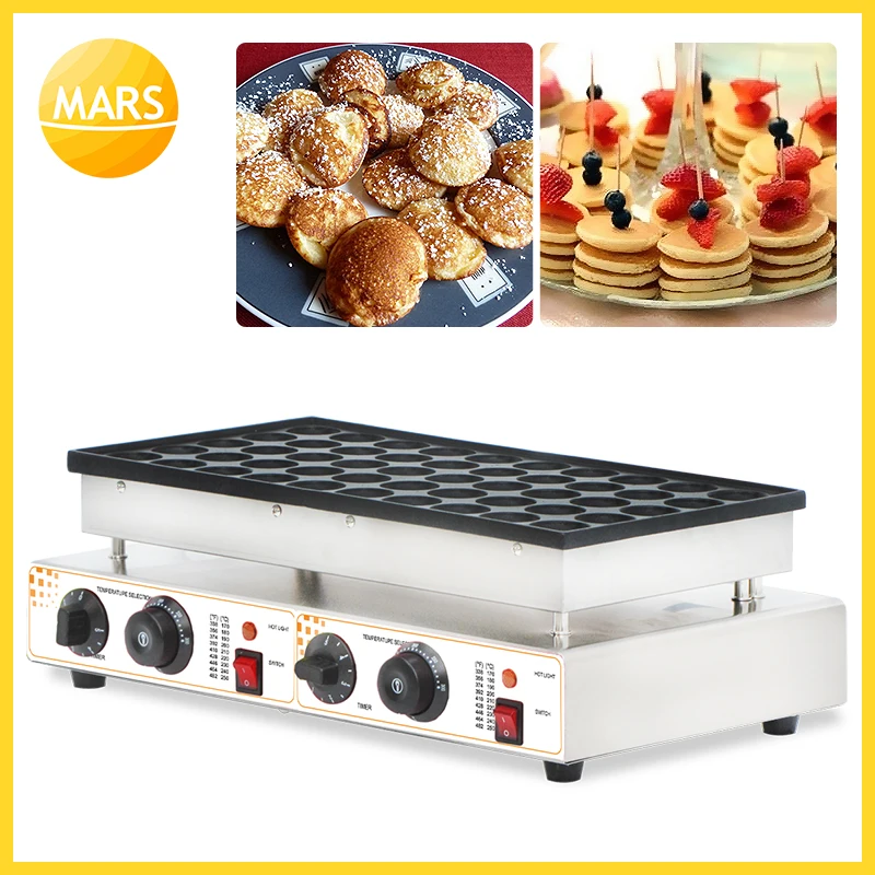 Фото Промышленная машина для выпечки 50 отверстий 220 в/110 в|mini pancakes machine|dutch pancake machinepancake