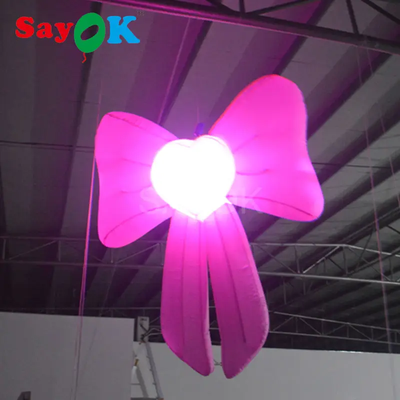 inflatable bowknot shape RGB lighted fireworks Inflatable LED decoration for wedding stage
inflatable bowknot shape RGB lighted fireworks Inflatable LED decoration for wedding stage